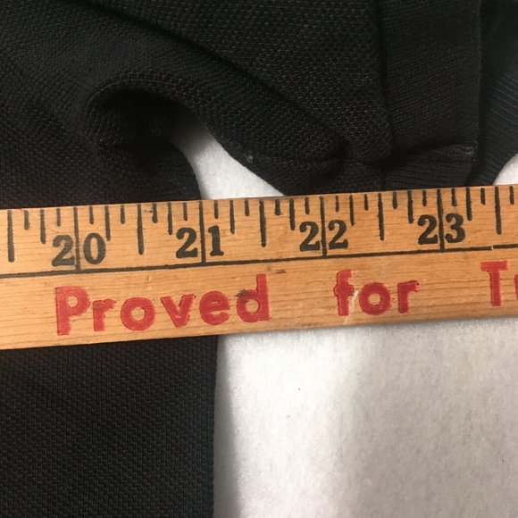 #HH Nike Polo Shirt Dri Fit Mens Large Black Short Sleeve Collared Button - Picture 2 of 7